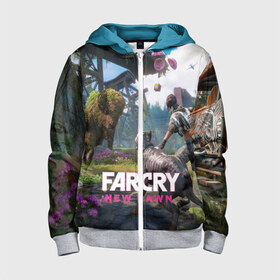 Детская толстовка 3D на молнии с принтом FARCRY:NEW DAWN в городе Новоалтайск, 100% полиэстер |  манжеты и пояс оформлены широкой мягкой резинкой, двухслойный капюшон со шнурком для регулировки, спереди карманы и застежка-молния
 | far cry | far cry 5 | far cry new dawn | far cry primal | farcry | fc 5 | fc5 | game | new dawn | primal | игры | постапокалипсис | фар край | фар край 5