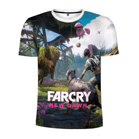 Мужская футболка 3D спортивная с принтом FARCRY:NEW DAWN в городе Новоалтайск, 100% полиэстер с улучшенными характеристиками | приталенный силуэт, круглая горловина, широкие плечи, сужается к линии бедра | Тематика изображения на принте: far cry | far cry 5 | far cry new dawn | far cry primal | farcry | fc 5 | fc5 | game | new dawn | primal | игры | постапокалипсис | фар край | фар край 5