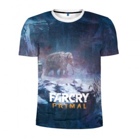 Мужская футболка 3D спортивная с принтом FARCRY PRIMAL в городе Новоалтайск, 100% полиэстер с улучшенными характеристиками | приталенный силуэт, круглая горловина, широкие плечи, сужается к линии бедра | Тематика изображения на принте: 
