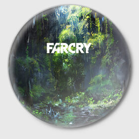 Значок с принтом FarCry в городе Новоалтайск,  металл | круглая форма, металлическая застежка в виде булавки | 