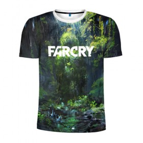 Мужская футболка 3D спортивная с принтом FarCry в городе Новоалтайск, 100% полиэстер с улучшенными характеристиками | приталенный силуэт, круглая горловина, широкие плечи, сужается к линии бедра | Тематика изображения на принте: 