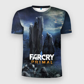 Мужская футболка 3D спортивная с принтом FarCry primal в городе Новоалтайск, 100% полиэстер с улучшенными характеристиками | приталенный силуэт, круглая горловина, широкие плечи, сужается к линии бедра | Тематика изображения на принте: 
