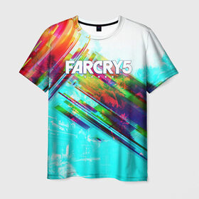 Мужская футболка 3D с принтом FARCRY EXCLUSIVE в городе Новоалтайск, 100% полиэфир | прямой крой, круглый вырез горловины, длина до линии бедер | far cry | far cry 5 | far cry new dawn | far cry primal | farcry | fc 5 | fc5 | game | new dawn | primal | игры | постапокалипсис | фар край | фар край 5