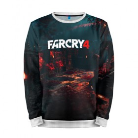 Мужской свитшот 3D с принтом FARCRY 4 в городе Новоалтайск, 100% полиэстер с мягким внутренним слоем | круглый вырез горловины, мягкая резинка на манжетах и поясе, свободная посадка по фигуре | Тематика изображения на принте: 