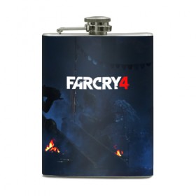 Фляга с принтом FARCRY4 в городе Новоалтайск, металлический корпус | емкость 0,22 л, размер 125 х 94 мм. Виниловая наклейка запечатывается полностью | 