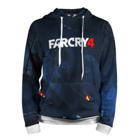 Мужская толстовка 3D с принтом FARCRY4 в городе Новоалтайск, 100% полиэстер | двухслойный капюшон со шнурком для регулировки, мягкие манжеты на рукавах и по низу толстовки, спереди карман-кенгуру с мягким внутренним слоем. | Тематика изображения на принте: 