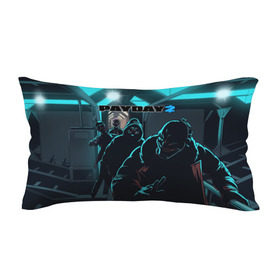 Подушка 3D антистресс с принтом Payday 2 в городе Новоалтайск, наволочка — 100% полиэстер, наполнитель — вспененный полистирол | состоит из подушки и наволочки на молнии | 2 | payday | беглец | бот | ограбления | пейдей | призрак | симулятор | техник | штурмовик | шутер