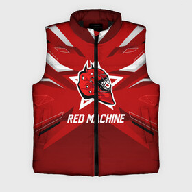 Мужской жилет утепленный 3D с принтом Red machine в городе Новоалтайск,  |  | hockey | national | red machine | russia | team | красная машина | россия | сборная | хоккей | хоккейная