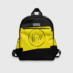 Детский рюкзак 3D с принтом TWENTY ONE PILOTS - Trench в городе Новоалтайск, 100% полиэстер | лямки с регулируемой длиной, сверху петелька, чтобы рюкзак можно было повесить на вешалку. Основное отделение закрывается на молнию, как и внешний карман. Внутри дополнительный карман. По бокам два дополнительных кармашка | Тематика изображения на принте: band | best | blurry | face | indie | logo | music | one | pilots | pop | regional | rock | symbol | top | trench | twenty | vessel | группа | инди | лого | логотип | музыка | пилоты | поп | рок | символ | топ | тренч
