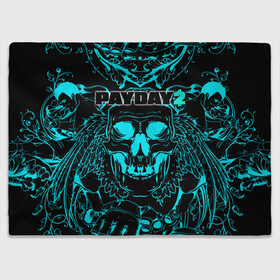 Плед 3D с принтом Payday 2 в городе Новоалтайск, 100% полиэстер | закругленные углы, все края обработаны. Ткань не мнется и не растягивается | 2 | payday | беглец | бот | ограбления | пейдей | призрак | симулятор | техник | штурмовик | шутер