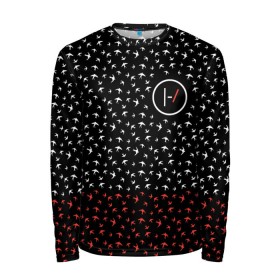 Мужской лонгслив 3D с принтом Twenty One Pilots - Blurryface в городе Новоалтайск, 100% полиэстер | длинные рукава, круглый вырез горловины, полуприлегающий силуэт | band | best | blurry | face | indie | logo | music | one | pilots | pop | regional | rock | symbol | top | trench | twenty | vessel | группа | инди | лого | логотип | музыка | пилоты | поп | рок | символ | топ | тренч