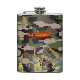 Фляга с принтом PUBG mobile в городе Новоалтайск, металлический корпус | емкость 0,22 л, размер 125 х 94 мм. Виниловая наклейка запечатывается полностью | action | battlegrounds | chiken | game | online | playerunknown’s | pubg | игры | камуфляж | курица | наемники | огонь | пабг | пубг | сковорода | солдаты | шутер