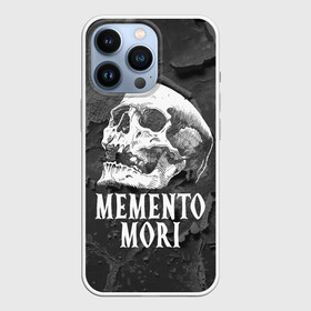 Чехол для iPhone 13 Pro с принтом Memento mori в городе Новоалтайск,  |  | black | death | life | memento mori | skeleton | skull | жизнь | скелет | череп | черный