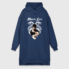 Платье-худи хлопок с принтом Bruce lee в городе Новоалтайск,  |  | bruce lee | jeet kune do | брюс ли | каратэ