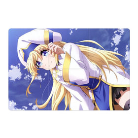 Магнитный плакат 3Х2 с принтом Goblin Slayer - Priestess в городе Новоалтайск, Полимерный материал с магнитным слоем | 6 деталей размером 9*9 см | Тематика изображения на принте: goblin slayer | onna shinkan | priestess | жрица