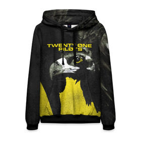 Мужская толстовка 3D с принтом Twenty One Pilots - Trench в городе Новоалтайск, 100% полиэстер | двухслойный капюшон со шнурком для регулировки, мягкие манжеты на рукавах и по низу толстовки, спереди карман-кенгуру с мягким внутренним слоем. | Тематика изображения на принте: band | best | blurry | face | indie | logo | music | one | pilots | pop | regional | rock | symbol | top | trench | twenty | vessel | группа | инди | лого | логотип | музыка | пилоты | поп | рок | символ | топ | тренч