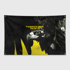 Флаг-баннер с принтом Twenty One Pilots - Trench в городе Новоалтайск, 100% полиэстер | размер 67 х 109 см, плотность ткани — 95 г/м2; по краям флага есть четыре люверса для крепления | band | best | blurry | face | indie | logo | music | one | pilots | pop | regional | rock | symbol | top | trench | twenty | vessel | группа | инди | лого | логотип | музыка | пилоты | поп | рок | символ | топ | тренч