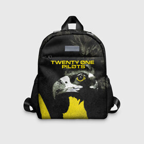 Детский рюкзак 3D с принтом Twenty One Pilots - Trench в городе Новоалтайск, 100% полиэстер | лямки с регулируемой длиной, сверху петелька, чтобы рюкзак можно было повесить на вешалку. Основное отделение закрывается на молнию, как и внешний карман. Внутри дополнительный карман. По бокам два дополнительных кармашка | Тематика изображения на принте: band | best | blurry | face | indie | logo | music | one | pilots | pop | regional | rock | symbol | top | trench | twenty | vessel | группа | инди | лого | логотип | музыка | пилоты | поп | рок | символ | топ | тренч