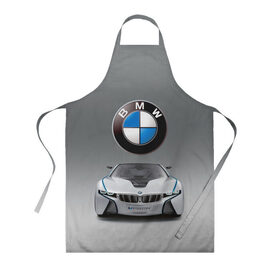 Фартук 3D с принтом BMW Vision в городе Новоалтайск, 100% полиэстер | общий размер — 65 х 85 см, ширина нагрудника — 26 см, горловина — 53 см, длина завязок — 54 см, общий обхват в поясе — 173 см. Принт на завязках и на горловине наносится с двух сторон, на основной части фартука — только с внешней стороны | bmw | car | germany | motorsport | sports car | автомобиль | автоспорт | бмв | германия | спорткар