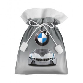 Подарочный 3D мешок с принтом BMW Vision в городе Новоалтайск, 100% полиэстер | Размер: 29*39 см | Тематика изображения на принте: bmw | car | germany | motorsport | sports car | автомобиль | автоспорт | бмв | германия | спорткар