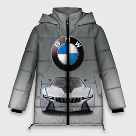 Женская зимняя куртка 3D с принтом BMW Vision в городе Новоалтайск, верх — 100% полиэстер; подкладка — 100% полиэстер; утеплитель — 100% полиэстер | длина ниже бедра, силуэт Оверсайз. Есть воротник-стойка, отстегивающийся капюшон и ветрозащитная планка. 

Боковые карманы с листочкой на кнопках и внутренний карман на молнии | bmw | car | germany | motorsport | sports car | автомобиль | автоспорт | бмв | германия | спорткар