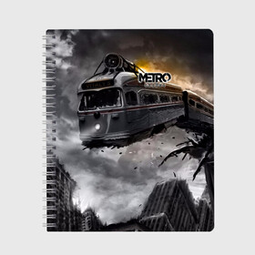 Тетрадь с принтом Metro Exodus в городе Новоалтайск, 100% бумага | 48 листов, плотность листов — 60 г/м2, плотность картонной обложки — 250 г/м2. Листы скреплены сбоку удобной пружинной спиралью. Уголки страниц и обложки скругленные. Цвет линий — светло-серый
 | 2033 | 2035 | exodus | horror | metro | survival | артем | игры | исход | спарта | стелс | шутер | экшен