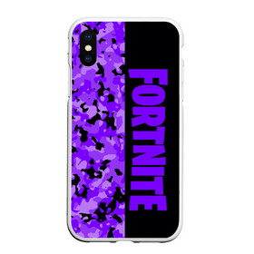 Чехол для iPhone XS Max матовый Fortnite (Камуфляж 1): в городе Новоалтайск, Силикон | Область печати: задняя сторона чехла, без боковых панелей | fortnite | game | битва | игра | камуфляж | король | фортнайн | фортнайт