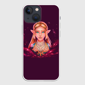 Чехол для iPhone 13 mini с принтом Принцесса Зельда в городе Новоалтайск,  |  | anime | breath of the wild | the legend of zelda | zelda | аниме | зельда | земля хайрул | игра | игровая | линк | магия | миямото | огонь | пламя | семпай | сенпай