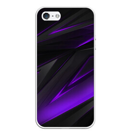 Чехол для iPhone 5/5S матовый с принтом GEOMETRY STRIPES в городе Новоалтайск, Силикон | Область печати: задняя сторона чехла, без боковых панелей | abstract | geometry | metal | polyviolet | purple | still | stripes | texture | violet | абстракция | геометрия | металл | сталь | текстура | ультрафиолет | фиолетовый