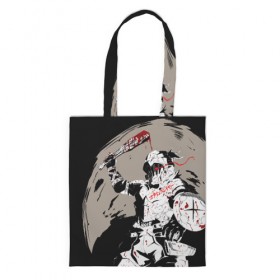 Сумка 3D повседневная с принтом GOBLIN SLAYER в городе Новоалтайск, 100% полиэстер | Плотность: 200 г/м2; Размер: 34×35 см; Высота лямок: 30 см | ahegao | anime | armor | blood | goblin | knight | manga | slayer | аниме | ахегао | гоблин | гоблинов | гоблины | доспехи | жрица | кровища | кровь | манга | мульт | мультик | ранобэ | рыцарь | сериал