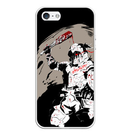 Чехол для iPhone 5/5S матовый с принтом GOBLIN SLAYER в городе Новоалтайск, Силикон | Область печати: задняя сторона чехла, без боковых панелей | Тематика изображения на принте: ahegao | anime | armor | blood | goblin | knight | manga | slayer | аниме | ахегао | гоблин | гоблинов | гоблины | доспехи | жрица | кровища | кровь | манга | мульт | мультик | ранобэ | рыцарь | сериал