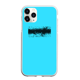 Чехол для iPhone 11 Pro матовый с принтом Гранж голубой в городе Новоалтайск, Силикон |  | Тематика изображения на принте: кислотные костюмы | кислотные цвета | неон | флуоресцентные принты