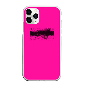 Чехол для iPhone 11 Pro Max матовый с принтом Гранж розовый в городе Новоалтайск, Силикон |  | Тематика изображения на принте: кислотные костюмы | кислотные цвета | неон | флуоресцентные принты