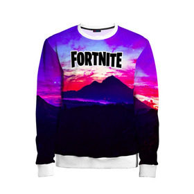 Детский свитшот 3D с принтом FORTNITE NEW SEASON в городе Новоалтайск, 100% полиэстер | свободная посадка, прямой крой, мягкая тканевая резинка на рукавах и понизу свитшота | battle royale | fortnite | fortnite battle royale | futuresynth | game | outrun | retrowave | synth | synthwave | игры | ретровейв | синтвейв | фортнайт
