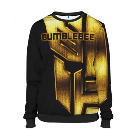 Женский свитшот 3D с принтом BUMBLEBEE в городе Новоалтайск, 100% полиэстер с мягким внутренним слоем | круглый вырез горловины, мягкая резинка на манжетах и поясе, свободная посадка по фигуре | bumblebee | автобот | бамблби | герой | камаро | прайм | робот | трансформеры | фильм | шевроле
