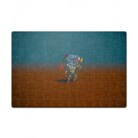 Пазл магнитный 126 элементов с принтом Убийца Гоблинов в городе Новоалтайск, полимерный материал с магнитным слоем | 126 деталей, размер изделия —  180*270 мм | 