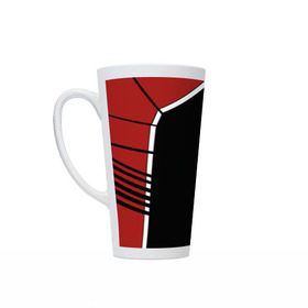 Кружка Латте с принтом MASS EFFECT N7 | МАСС ЭФФЕКТ Н7 в городе Новоалтайск, Белая керамика | Объем 480 мл; Высота 150 мм; Диаметр 90 мм | Тематика изображения на принте: abstract | geometry | geometry stripes | metal | n7 | st | still | texture | абстракция | броня | геометрия | костюм | масс эффект | металл | н7 | сталь | стальная броня | текстура | шепард
