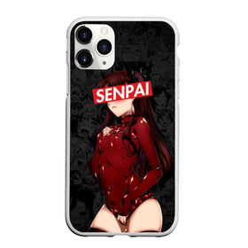 Чехол для iPhone 11 Pro матовый с принтом Anime (Senpai 1) в городе Новоалтайск, Силикон |  | ahegao | anime | manga | sempai | senpai | аниме | ахегао | манга | семпай | сенпай