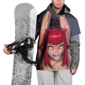 Накидка на куртку 3D с принтом Ahegao в городе Новоалтайск, 100% полиэстер |  | ahegao | anime | manga | аниме | ахегао | манга