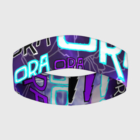 Повязка на голову 3D с принтом Ora Ora Ora в городе Новоалтайск,  |  | jojo logo | jojo no kimyou na bouken | jojos bizarre adventure | невероятное приключение джоджо