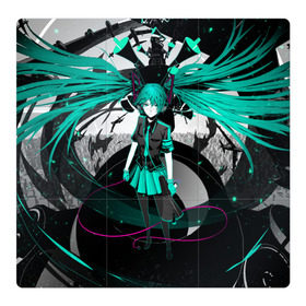 Магнитный плакат 3Х3 с принтом Miku Hatsune Vocaloid в городе Новоалтайск, Полимерный материал с магнитным слоем | 9 деталей размером 9*9 см | Тематика изображения на принте: hatsune miku | miku hatsune | vocaloid | вокалоид | мику хатсуне | мику хатсунэ | мику хацуне | мику хацунэ | хатсуне мику | хатсунэ мику | хацуне мику | хацунэ мику