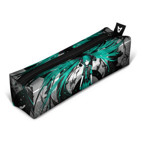 Пенал 3D с принтом Miku Hatsune Vocaloid в городе Новоалтайск, 100% полиэстер | плотная ткань, застежка на молнии | hatsune miku | miku hatsune | vocaloid | вокалоид | мику хатсуне | мику хатсунэ | мику хацуне | мику хацунэ | хатсуне мику | хатсунэ мику | хацуне мику | хацунэ мику