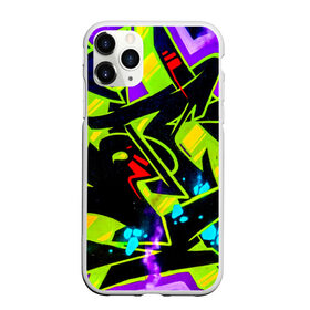 Чехол для iPhone 11 Pro Max матовый с принтом Кислотное Граффити в городе Новоалтайск, Силикон |  | Тематика изображения на принте: graffity | paint | street art | urban | город | граффити | искусство | кирпичи | краски | рисунки | стена | улицы | уличное искусство