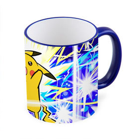 Кружка 3D с принтом Пикачу в городе Новоалтайск, керамика | ёмкость 330 мл | pikachu | pocket monsters | pokemon | пикачу | покемон
