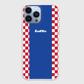 Чехол для iPhone 13 Pro Max с принтом Форма lotto в городе Новоалтайск,  |  | Тематика изображения на принте: croatia | hns | hrvatski nogometni savez | в клетку | фирменная форма lotto | форма хорватии | форма шашки | футбольная форма | футбольный клуб | хорватский футбольный союз | хфс | шахматы