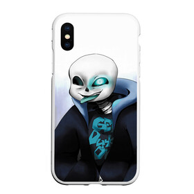 Чехол для iPhone XS Max матовый с принтом Скелет в городе Новоалтайск, Силикон | Область печати: задняя сторона чехла, без боковых панелей | sans | undertale | азриэль | андайн | гастер | надоедливая собака | папирус | санс | скелет | сноудрейк