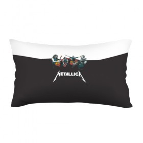 Подушка 3D антистресс с принтом Metallica в городе Новоалтайск, наволочка — 100% полиэстер, наполнитель — вспененный полистирол | состоит из подушки и наволочки на молнии | metallica | барабаны | гитары | дэйвмастейн | метал | металисты | металлика | неформалы | рок | рокеры