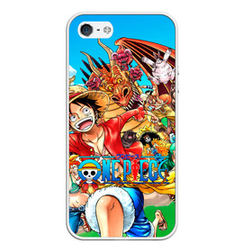 Чехол для iPhone 5/5S матовый с принтом One Piece в городе Новоалтайск, Силикон | Область печати: задняя сторона чехла, без боковых панелей | anime | manga | one | one piece | piece | аниме | ван пис | дракон | манга | пират | пираты | фрукты