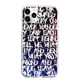 Чехол для iPhone 11 Pro Max матовый с принтом Art of words в городе Новоалтайск, Силикон |  | art | letters | phrase | song | symbols | words | арт | буквы | песня | символы | слова | строчки | фразы