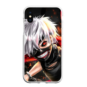 Чехол для iPhone XS Max матовый с принтом Tokyo Ghoul (6) в городе Новоалтайск, Силикон | Область печати: задняя сторона чехла, без боковых панелей | Тематика изображения на принте: anime | ghoul | manga | tokyo | tokyo ghoul | анмие | гуль | манга | токийский гуль | токио